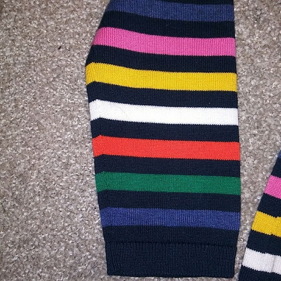 NWT Sz S Tommy Hilfiger Rainbow Stripe Sweater - Picture 6 of 8